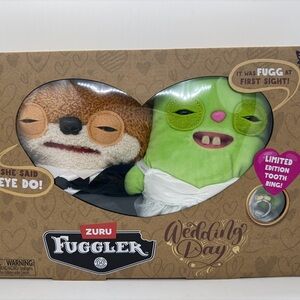 ZURU Fuggler Wedding Day Stuffed Animals - Brown and Green